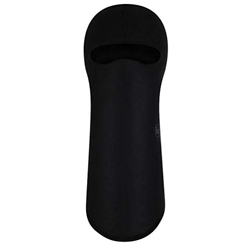 Original Buff Microfiber Balaclava Solid Black, Unisex Adulto, Talla única