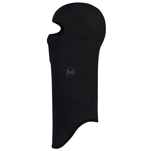 Original Buff Microfiber Balaclava Solid Black, Unisex Adulto, Talla única