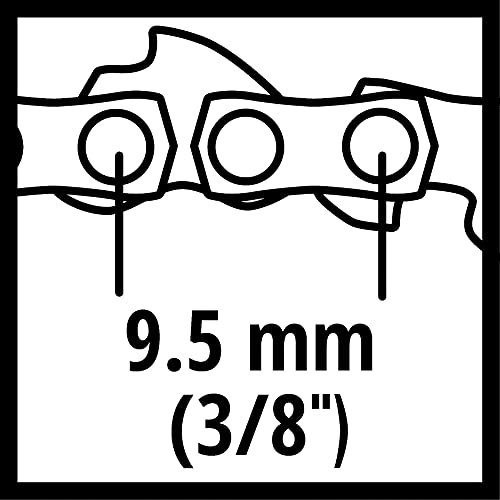 Original Cadena de repuesto de 40 cm (acces. para motosierras, adecuada para motosierras de gasolina, longitud de cadena de 40 cm, 57 eslabones de arrastre, paso de cadena de 3/8 pulgadas)