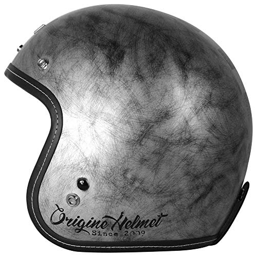 Origine Helmets - Caso para moto - Modelo Primo - Color plata - Talla S