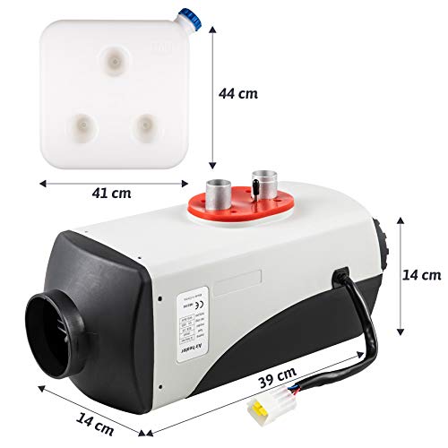 Orion Motor Tech Calentador de Aire Diesel 5KW 12V para Camiones y Automóviles Calefacción Estacionaria de Diesel con Panel de LCD y Control Remoto Air Diesel Heater de Alta Eficiencia