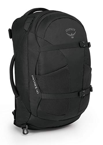 Osprey Farpoint 40 Men'S Travel Pack - Volcanic Grey (M/L) + Ultralight Raincover For 30 - 50L Packs (M)