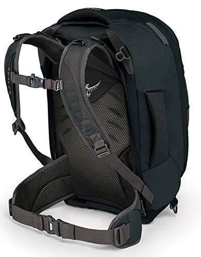 Osprey Farpoint 40 Men'S Travel Pack - Volcanic Grey (M/L) + Ultralight Stuff P Mochila, Unisex Adulto, Gris (Shadow Grey), O/S