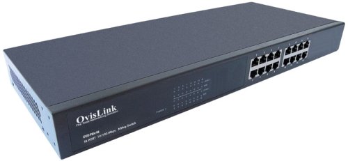 OvisLink EVO-FSH16 Gestionado - Switch de Red (Gestionado, Bidireccional Completo (Full Duplex))