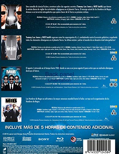 Pack 1 + 2 + 3 + International: Men in Black (BD) [Blu-ray]