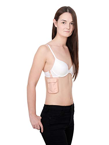 Pacsafe Spain Coversafe S25 Secret Bra Pouch Bolsa de Cuerdas para El Gimnasio, 4 cm, Orchid Pink 314