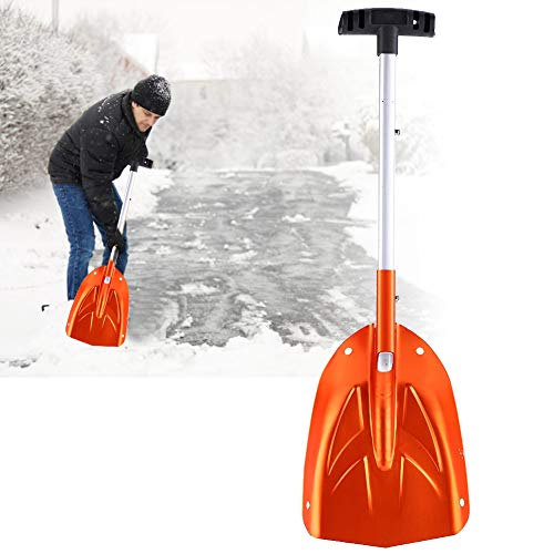 Pala Plegable portátil para Coche, Pala para Nieve, aleación de Aluminio, Pala para Nieve para jardín