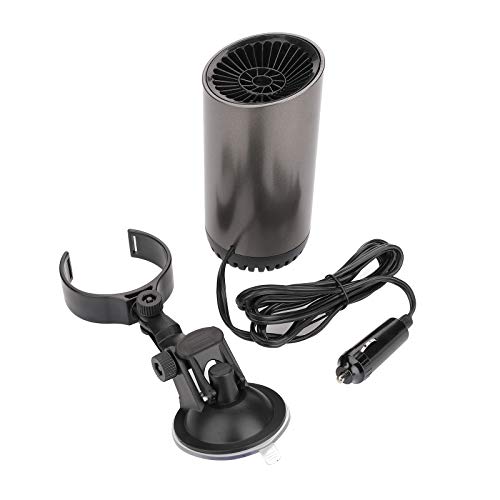 paomo - Estufa portátil para coche de 12 V, 150 W, bajo ruido, calefacción, calefactor para calefacción y descongelador, descongelador para cristal, quitar fácilmente la nieve del parabrisas