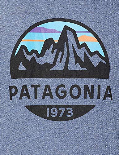 Patagonia M's Fitz Roy Scope LW Full-Zip Sudadera, Hombre, Dolomite Blue, XXL