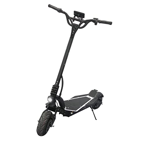 Patinete Eléctrico smartGyro Raptor, Motor de 1300W 52V, Frenos Hidráulicos, Batería de 13 Ah, Estructura Resistente, Color Negro