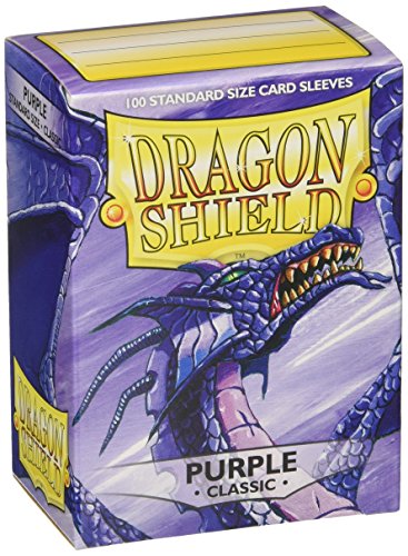 Pegasus Arcane Tinmen 10009 Dragon Shield - Fundas Protectoras para Cartas coleccionables (100 Unidades), Color Lila