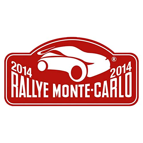 Pegatina Placa Fia WRC Rallye DE MOTECARLO 2014 PR400 Rallye Monte-Carlo