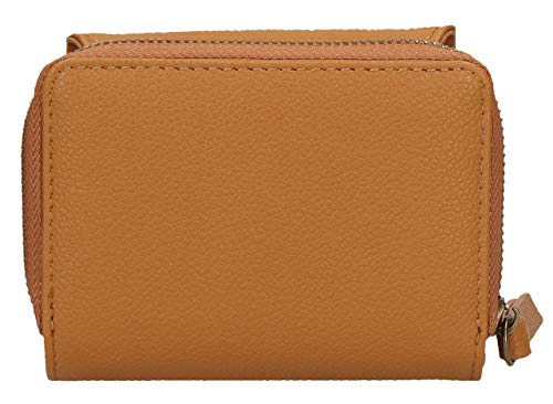 Pepe Jeans India Billetero con Monedero Amarillo 10x8x3 cms Piel Sintética