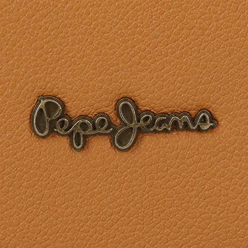 Pepe Jeans India Billetero con Monedero Amarillo 10x8x3 cms Piel Sintética