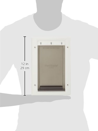 PetSafe - Puerta de plástico para Mascotas para Clima Extremo - Altamente aislada - Protección Triple contra el frío y el Calor, con Panel de Cierre - Tamaño pequeño S