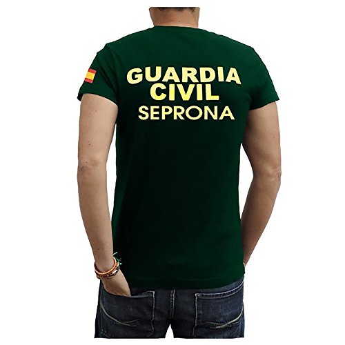 Piel Cabrera Camiseta Guardia Civíl Seprona (L, Verde)