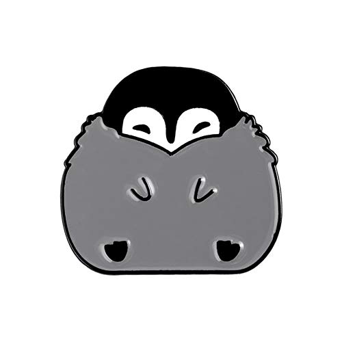 Pin de esmalte lindo personalizado Chinchilla erizo nutria pingüino dragón insignia broche personalizado solapa Pin camisa bolsa regalo de joyería para niños, erizo