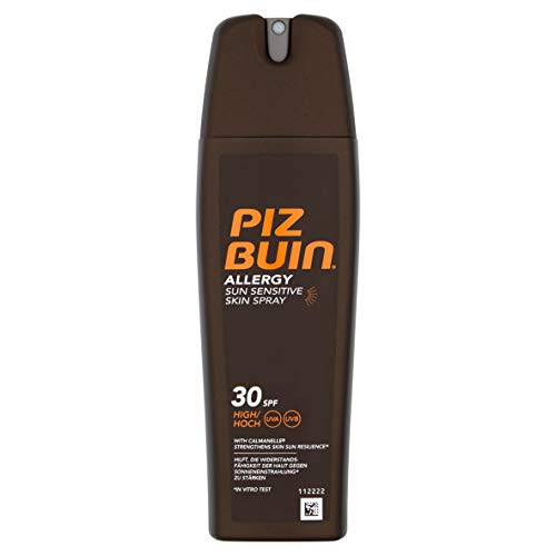 Piz Buin - Protección Solar, Spray Allergy Spf 30 - Protección Alta Spray Ml, Vanilla, 200 Mililitro