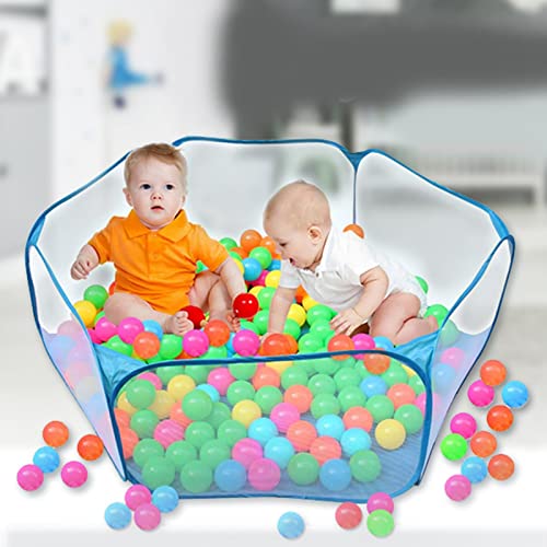 Plegable Ocean Ball Play Carpa Portátil Plegable Almacenamiento Ocean Ball Pit Pool Tienda de Dibujos Animados Bebé Regalo Divertido para Niños Pequeños Jugando al Aire Libre