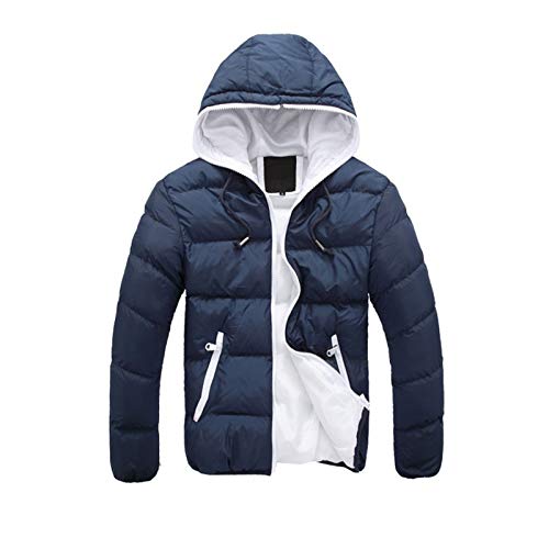 Plumón Ligero Chaqueton Hombre Con Capucha Plumifero Ultralight Portátil Caballero Plumas Ligero Invierno Hooded Down Jacket Chaqueta Escudo Slim Fit Casuales Tops Chaquetones Invierno Tallas Grandes