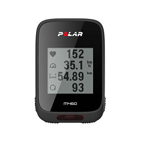 Polar M460 - Ciclocomputador, color negro, talla M