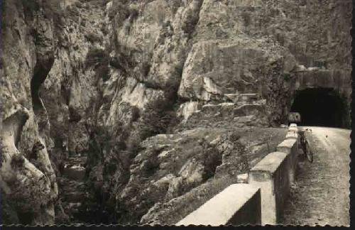 Postal Antigua - Old Postcard : CASTEJON DE SOS - Entrada Congosto Seira al Valle de Castejon de Sos