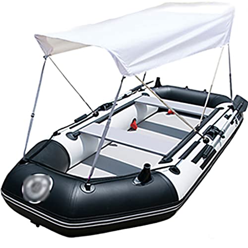 Priority Culture Kayak Hinchable Portátil Canoa con Carpa Kayak de mar rigido Apto para Salir al mar y Pescar (Color : Blue+Gray, Size : 260 * 120cm)