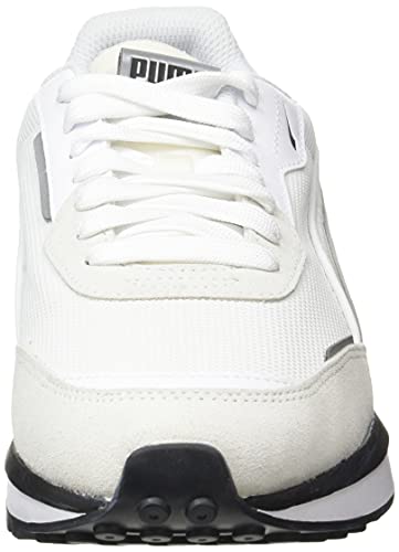 PUMA City Rider B&w, Zapatillas Unisex Adulto, Blanco, 44.5 EU