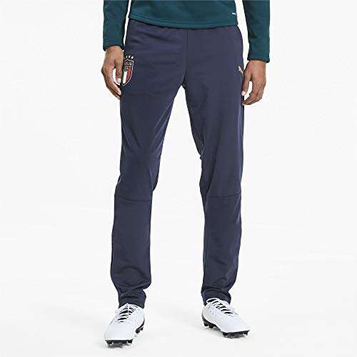 PUMA FIGC Training Pant W.Z/P Chándal, Hombre, Peacoat Team Gold, XL