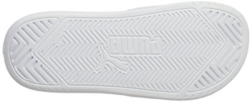 PUMA Popcat, Zapatos de Playa y Piscina, para Unisex adulto, Blanco (Puma White-Puma Black), 48.5 EU