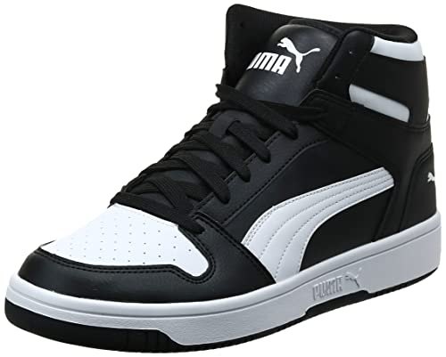 PUMA Rebound Layup SL, Zapatillas Unisex Adulto, Negro Black White, 41 EU