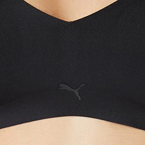 PUMA Women 2ND Skin Soft Padded Bra 1P Ropa Interior, Black, S para Mujer