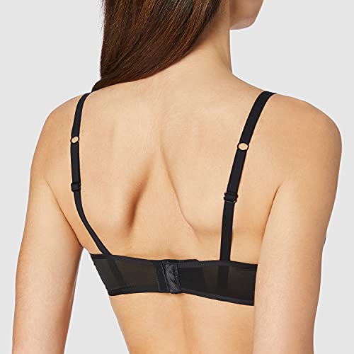 PUMA Women 2ND Skin Soft Padded Bra 1P Ropa Interior, Black, S para Mujer