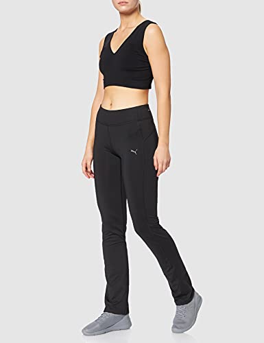 PUMA WT ESS. Straight Legs Pants, Mujer, Black, XXL