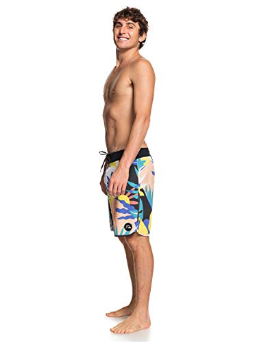 Quiksilver Highline Tijuana 19" - Boardshorts para Hombre Boardshort, Hombre, Snow White, 34