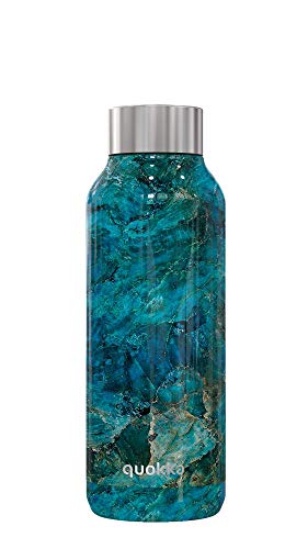 Quokka Solid - Blue Rock 510 ML | Botellas De Agua Acero Inoxidable Sin BPA |Botella Térmica De Doble Pared - Mantiene el frío y el Calor para Niños y Adultos