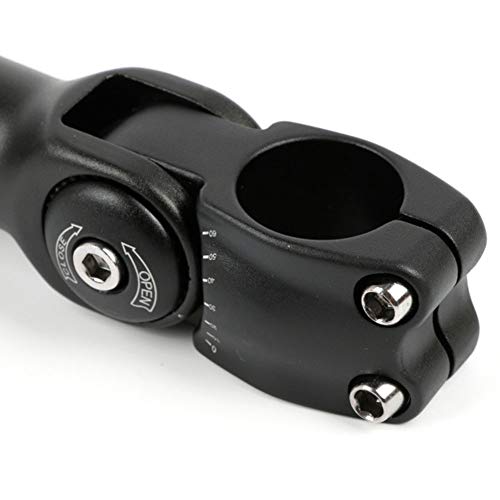 QWERDF MTB Stem 31,8 Grado 0-60 Bicicleta Ajustable Madre Adecuado para 31.8Mm Stereer Tubo De Bicicletas De Montaña Tallo Pequeño Manillar Madre para Bicicleta De Montaña Bicicleta,A110mm