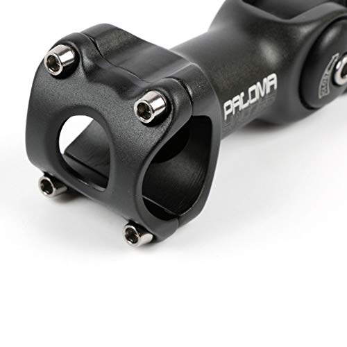 QWERDF MTB Stem 31,8 Grado 0-60 Bicicleta Ajustable Madre Adecuado para 31.8Mm Stereer Tubo De Bicicletas De Montaña Tallo Pequeño Manillar Madre para Bicicleta De Montaña Bicicleta,A110mm