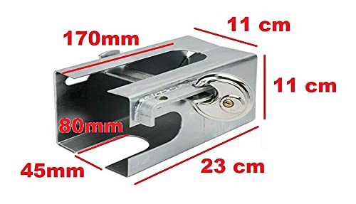 Rebadis - Antirrobo con candado para Remolque y Caravana