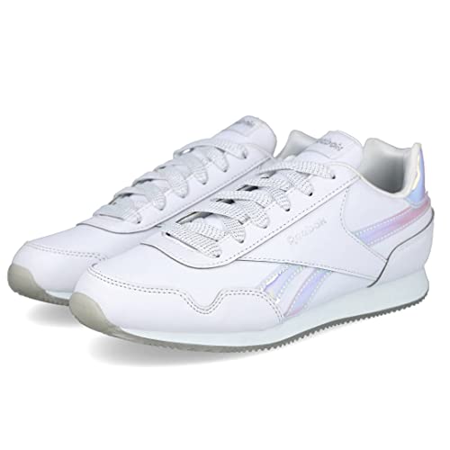 Reebok Royal Cljog 3.0, Zapatillas de Deporte, Cloud White/Cloud White/Silver Metallic, 35 EU