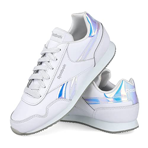 Reebok Royal Cljog 3.0, Zapatillas de Deporte, Cloud White/Cloud White/Silver Metallic, 35 EU