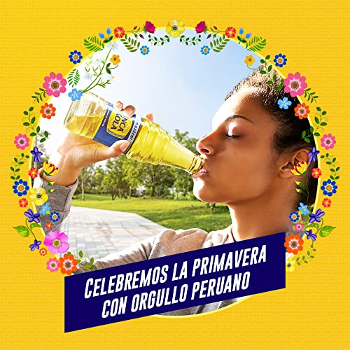 Refresco Inca Kola Sabor Original – Botella de vidrio de 300 mL / 10 Fl Oz cada una. Bebida Tradicional del Perú Refrescante y de un Inigualable Sabor (Caja de 8 Botellas / 2400 mL / 80 Fl Oz TOTAL)