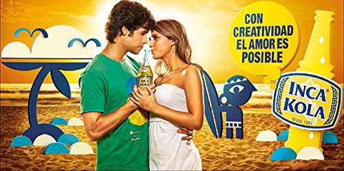 Refresco Inca Kola Sabor Original – Botella de vidrio de 300 mL / 10 Fl Oz cada una. Bebida Tradicional del Perú Refrescante y de un Inigualable Sabor (Caja de 8 Botellas / 2400 mL / 80 Fl Oz TOTAL)