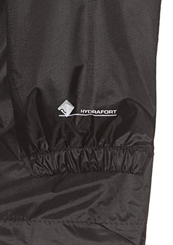 Regatta Chaqueta para niños Stormbreak con Costuras Selladas Impermeables y con Capucha Jackets Waterproof Shell, Infantil, Negro-Negro, 7-8 años