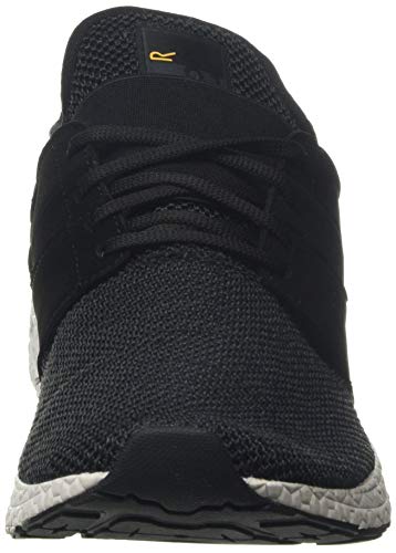 Regatta R-81 Knit Sock Fit Casual Trainer, Zapatillas Hombre, Negro (Black/White Sand M75), 42 EU