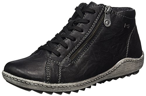 Remonte R1470, Botas Mujer, Black-Black 01, 41 EU