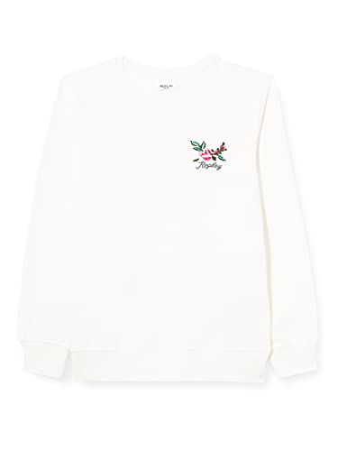 REPLAY SG2059 Sudadera, 011 Off White, 8A para Niñas