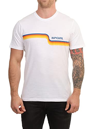 Rip Curl Camiseta de manga corta de algodón para hombre Surf Revival Surf Revival, XL