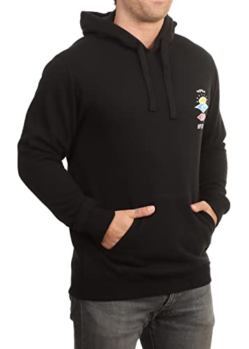 Rip Curl Sudadera de Hombre de Moda con Capucha, Color Negro, Modelo; Search Icon Hood Referencia CFEGL9/90 Talla XL