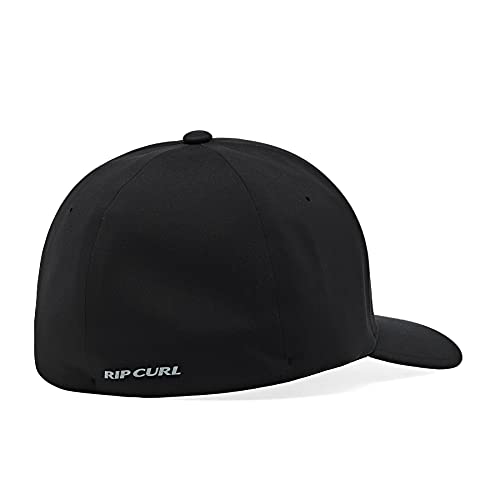 Rip Curl Vaporcool Delta Flexfit C - Gorra para hombre, color negro